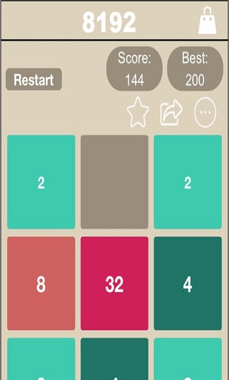 8192 Number Puzzle - 2048's Premium Edition screenshot 3